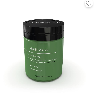 Code produit: CAP14B Masque capillaire à l’Aloe Vera - 150 ml Enrichi en huile d'Avocat, huile de Macadamia et huile de Lin