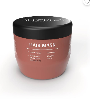 Code produit: CAP24B Masque capillaire démêlant à l'huile d'argan - 500 ml Enrichi en Kératine et en protéines de Soie